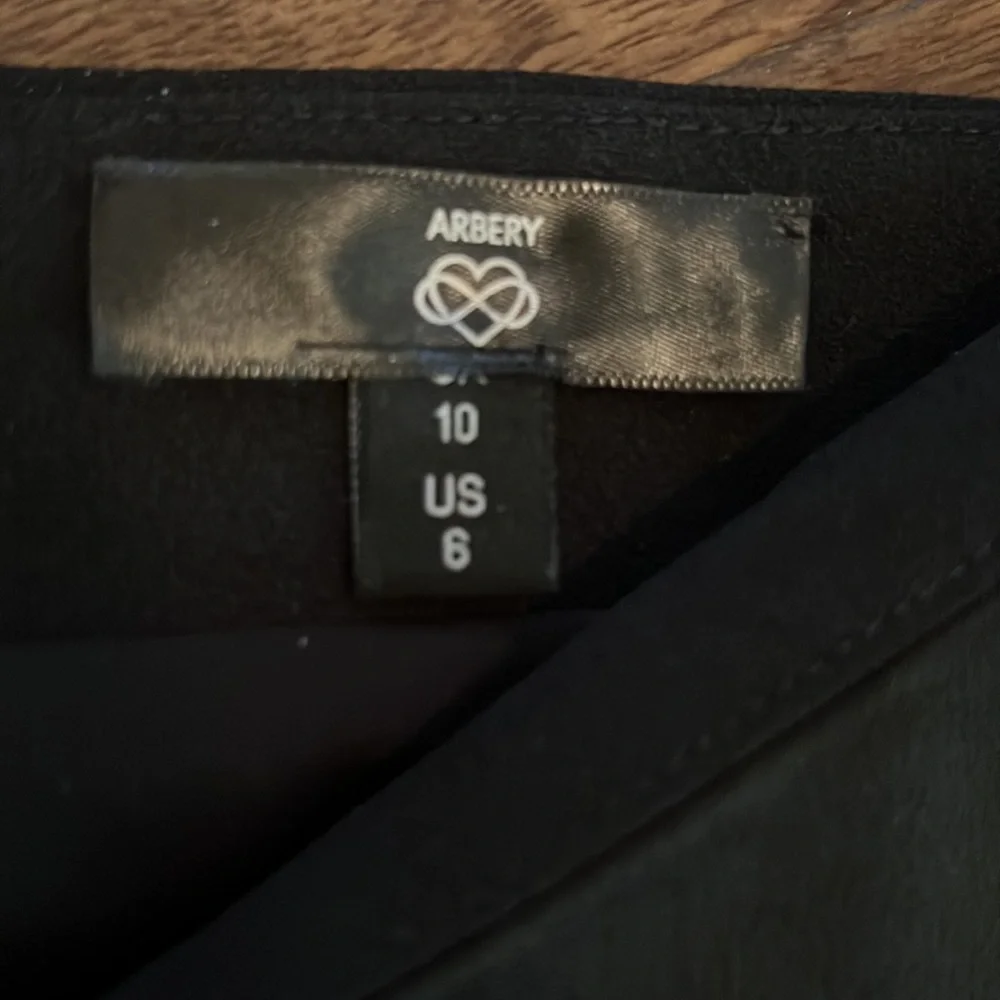 One shoulder bodycon dress in black Size 6 - Picture 10 of 10